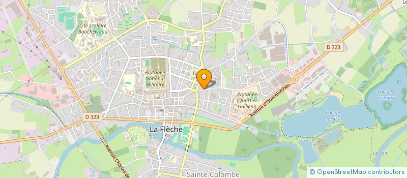 localisation de l'entreprise MONSIEUR GUILLAUME DAVID  LA FLECHE