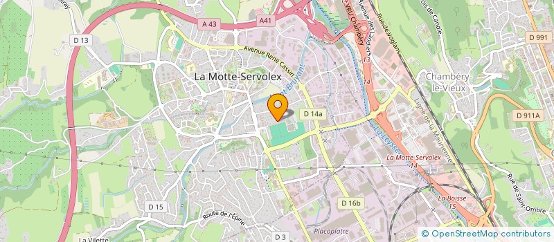 localisation de l'entreprise MONSIEUR GUILLAUME DAVID à LA MOTTE-SERVOLEX