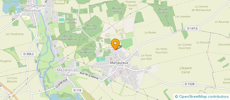 localisation de l'entreprise MONSIEUR GUILLAUME DE BEAUREPAIRE à MEZIERES-EN-DROUAIS