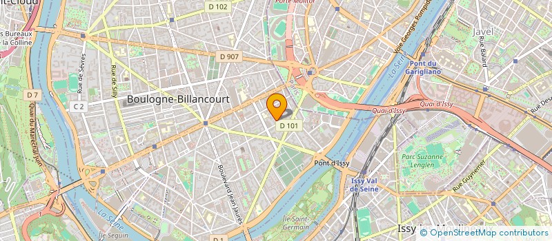 localisation de l'entreprise MONSIEUR GUILLAUME DE BECO  BOULOGNE-BILLANCOURT