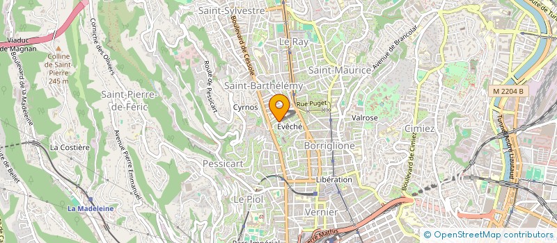 localisation de l'entreprise MONSIEUR GUILLAUME DE BRABANDERE à NICE
