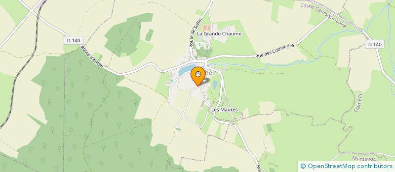 localisation de l'entreprise MONSIEUR GUILLAUME DE BRONDEAU à ARTHEL