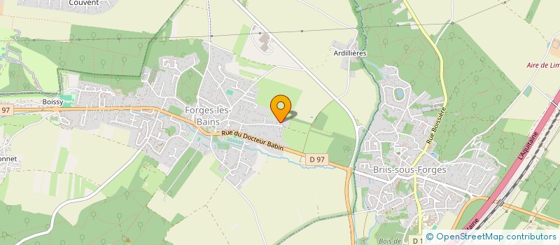 localisation de l'entreprise MONSIEUR GUILLAUME DE BROSSARD  FORGES-LES-BAINS