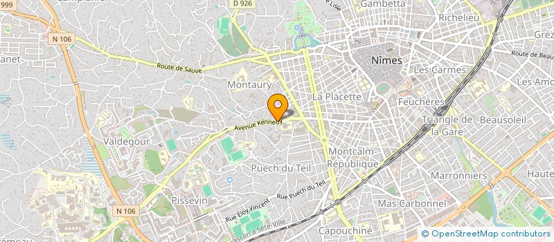 localisation de l'entreprise MONSIEUR GUILLAUME DE CABISSOLE DE PRATFERRE DE MAU  NIMES