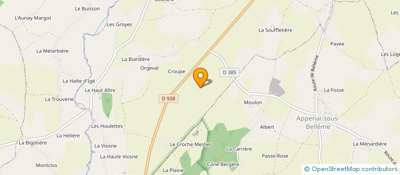localisation de l'entreprise MONSIEUR GUILLAUME DE CAFFARELLI à VAUNOISE