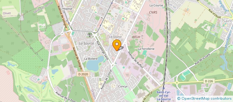 localisation de l'entreprise MONSIEUR GUILLAUME DE CANCK TOUSSAINT à ORLEANS