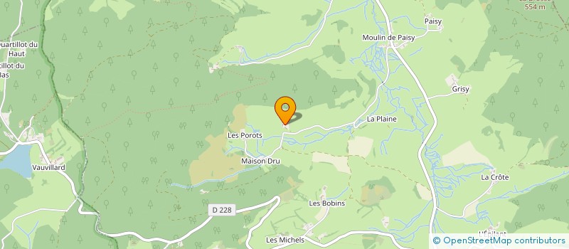 localisation de l'entreprise MONSIEUR GUILLAUME DE CHERGE  ST SYMPHORIEN DE MARMAGNE