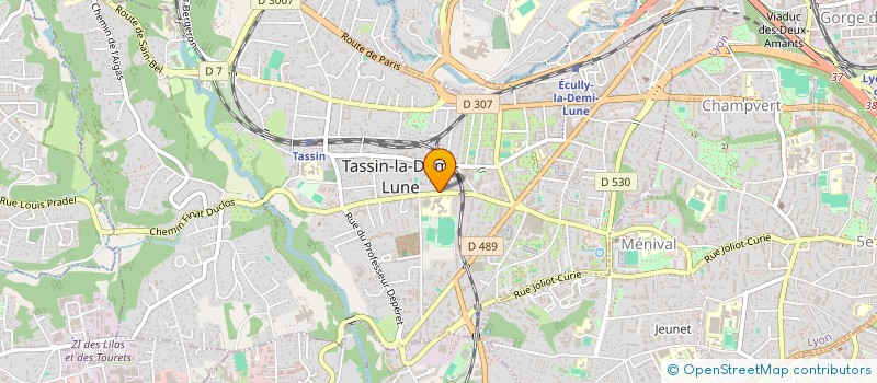 localisation de l'entreprise MONSIEUR GUILLAUME DE FOUCAULD  TASSIN-LA-DEMI-LUNE