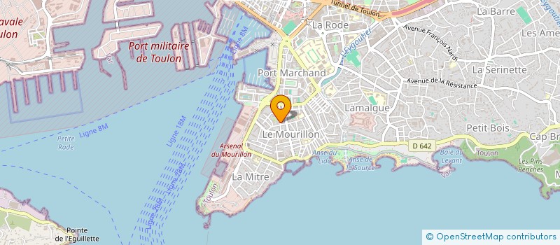 localisation de l'entreprise MONSIEUR GUILLAUME DE MICHELY à TOULON