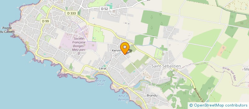 localisation de l'entreprise MONSIEUR GUILLAUME DE MONTGOLFIER  PIRIAC-SUR-MER