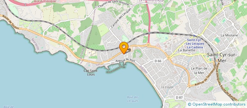 localisation de l'entreprise MONSIEUR GUILLAUME DE PARSEVAL à SAINT-CYR-SUR-MER