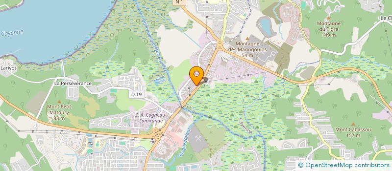 localisation de l'entreprise MONSIEUR GUILLAUME DE REYNAL DE SAINT MICHEL  CAYENNE