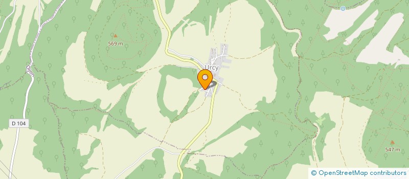 localisation de l'entreprise MONSIEUR GUILLAUME DE ROQUEFEUIL D'ANDUZE  URCY