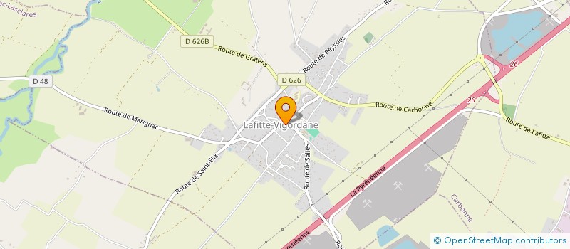 localisation de l'entreprise MONSIEUR GUILLAUME DE RUMIGNY  LAFITTE-VIGORDANE