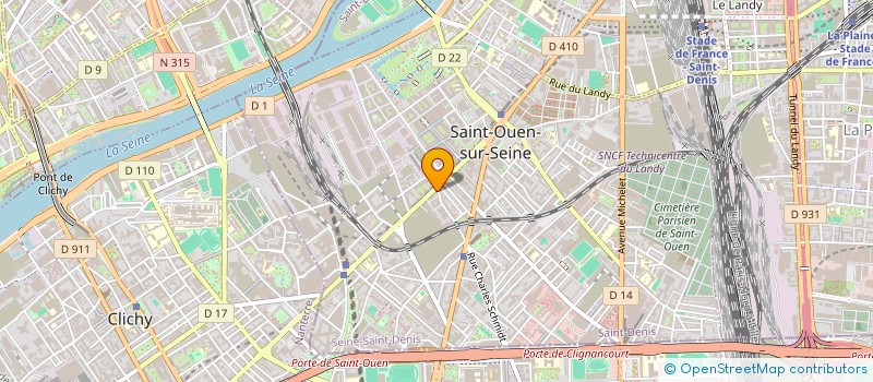 localisation de l'entreprise MONSIEUR GUILLAUME DE SECILLON à SAINT-OUEN-SUR-SEINE