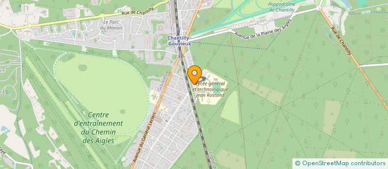 localisation de l'entreprise MONSIEUR GUILLAUME DEBACK  CHANTILLY