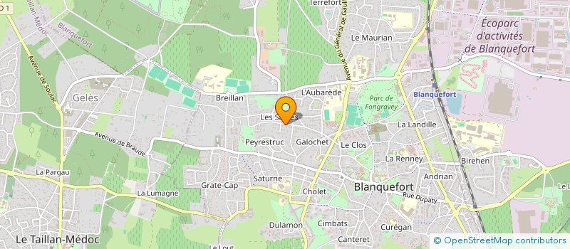localisation de l'entreprise MONSIEUR GUILLAUME DEBAR à BLANQUEFORT