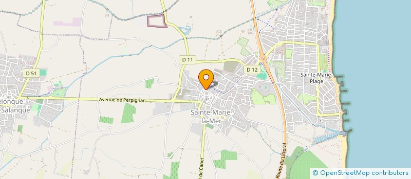 localisation de l'entreprise MONSIEUR GUILLAUME DEBOEUF  SAINTE-MARIE-LA-MER