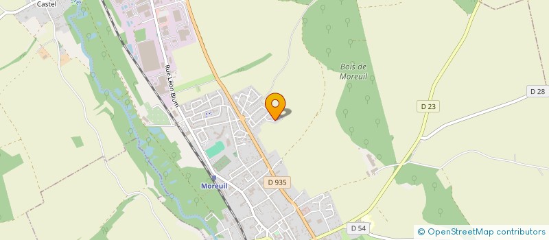 localisation de l'entreprise MONSIEUR GUILLAUME DEBRAY  MOREUIL