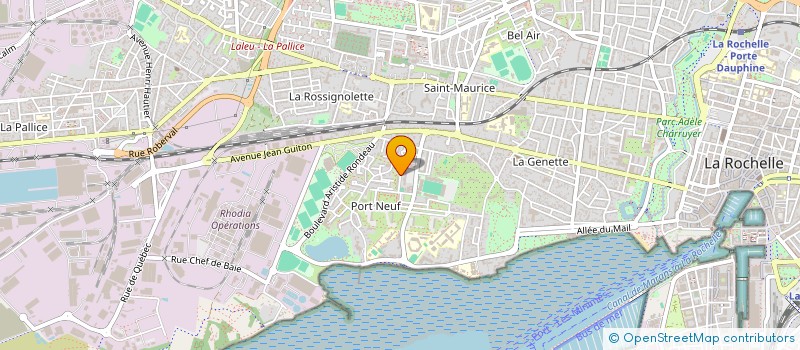 localisation de l'entreprise MONSIEUR GUILLAUME DEBUYS  LA ROCHELLE