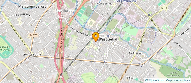 localisation de l'entreprise MONSIEUR GUILLAUME DECALF à WASQUEHAL
