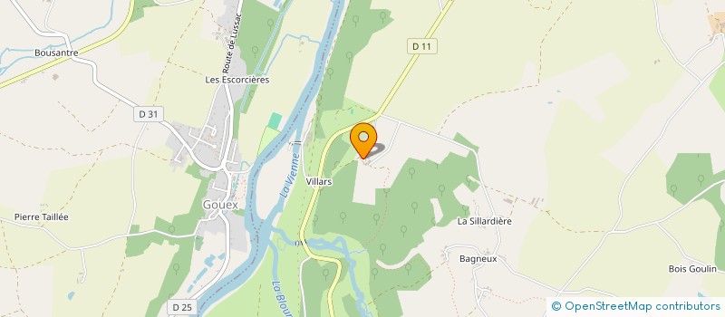 localisation de l'entreprise MONSIEUR GUILLAUME DECAZES  PERSAC