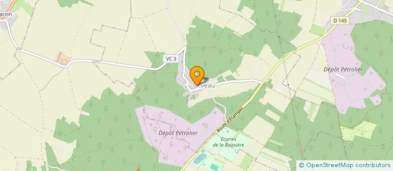 localisation de l'entreprise MONSIEUR GUILLAUME DECHOT  ORVEAU