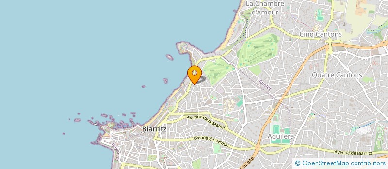 localisation de l'entreprise MONSIEUR GUILLAUME DEFFES à BIARRITZ