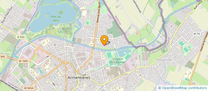 localisation de l'entreprise MONSIEUR GUILLAUME DEFLANDRE  ARMENTIERES