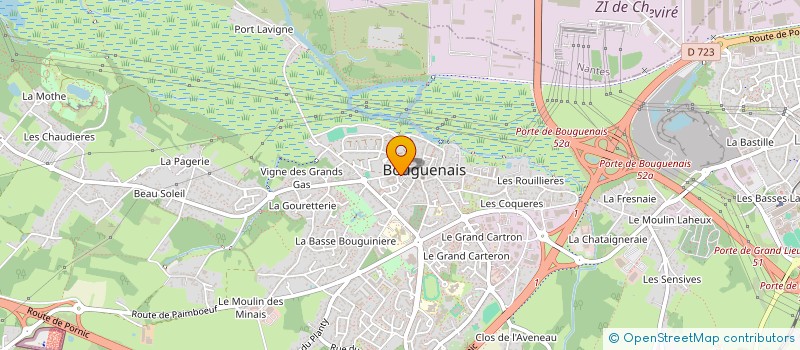 localisation de l'entreprise MONSIEUR GUILLAUME DEFOIX  BOUGUENAIS