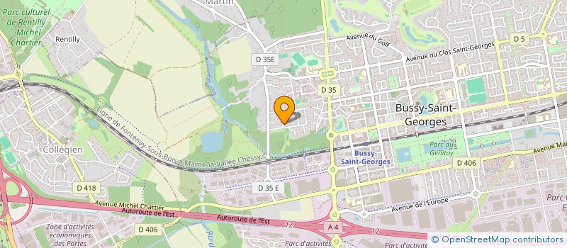 localisation de l'entreprise MONSIEUR GUILLAUME DEGRINCOURT  BUSSY-SAINT-GEORGES