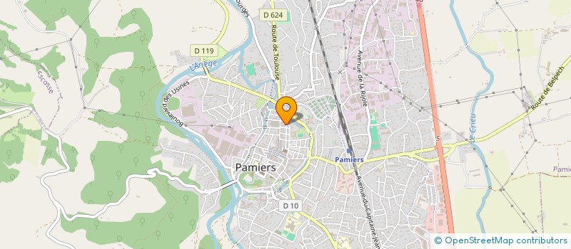 localisation de l'entreprise MONSIEUR GUILLAUME DEGROOTE à PAMIERS