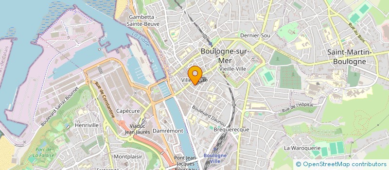 localisation de l'entreprise MONSIEUR GUILLAUME DEHAYES à BOULOGNE-SUR-MER