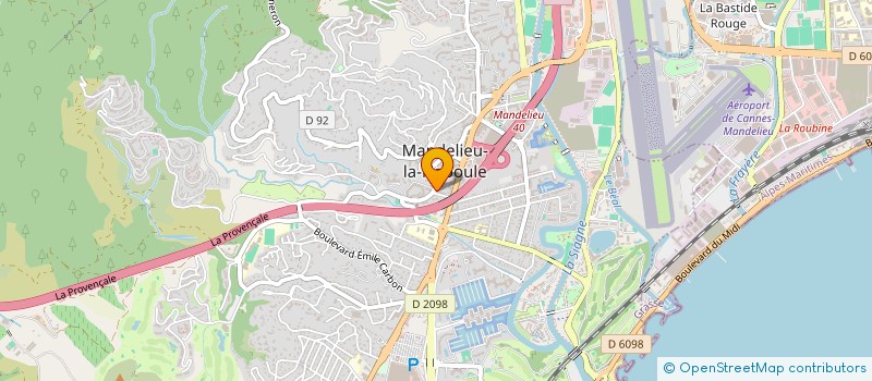 localisation de l'entreprise MONSIEUR GUILLAUME DEHMOUS à MANDELIEU-LA-NAPOULE