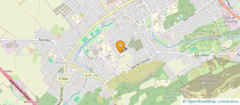 localisation de l'entreprise MONSIEUR GUILLAUME DEIANA  LIEVIN