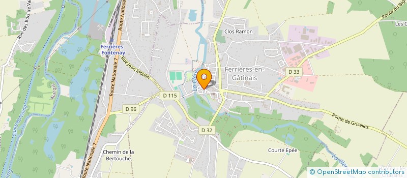 localisation de l'entreprise MONSIEUR GUILLAUME DEJARDIN  GIDY