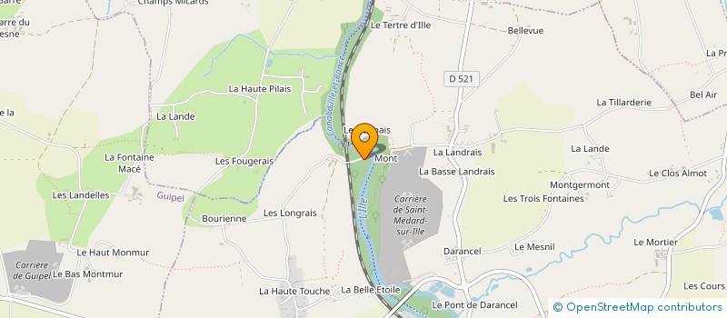 localisation de l'entreprise MONSIEUR GUILLAUME DELACROIX  SAINT-MEDARD-SUR-ILLE