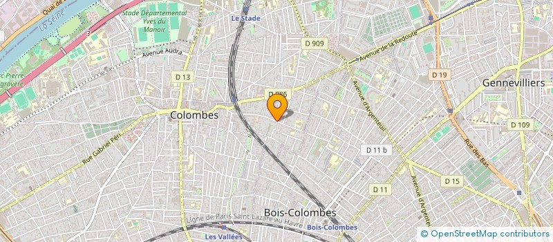 localisation de l'entreprise MONSIEUR GUILLAUME DELAHAIE à COLOMBES