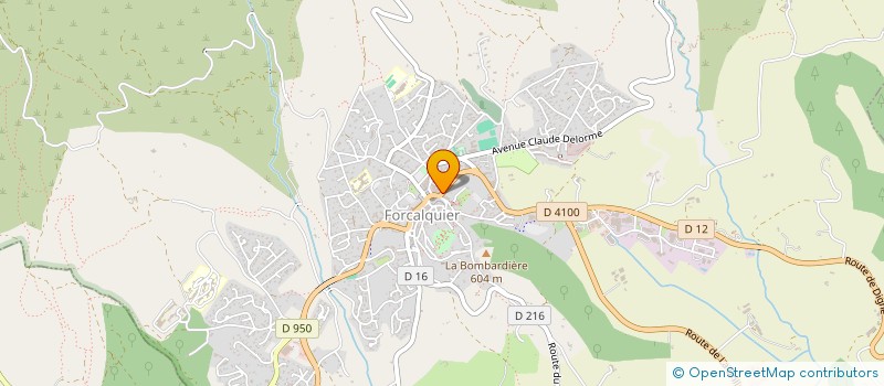 localisation de l'entreprise MONSIEUR GUILLAUME DELAHAYE  FORCALQUIER