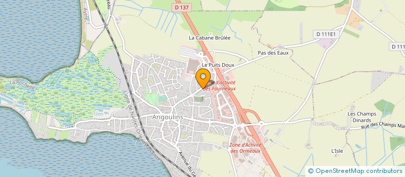 localisation de l'entreprise MONSIEUR GUILLAUME DELANOUE  LA ROCHELLE