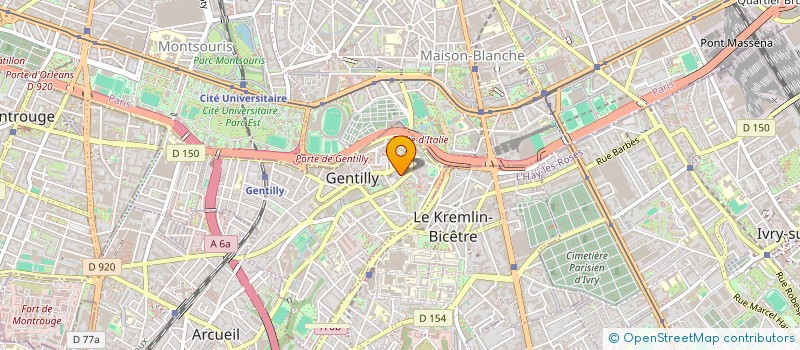 localisation de l'entreprise MONSIEUR GUILLAUME DELAPORTE à GENTILLY