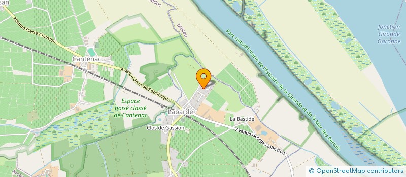 localisation de l'entreprise MONSIEUR GUILLAUME DELAS  LABARDE