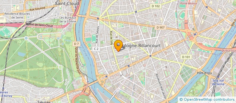 localisation de l'entreprise MONSIEUR GUILLAUME DELAVAL à BOULOGNE-BILLANCOURT