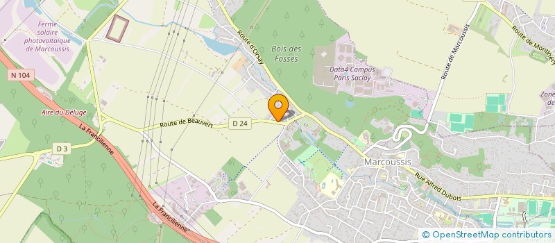 localisation de l'entreprise MONSIEUR GUILLAUME DELECROIX  MARCOUSSIS