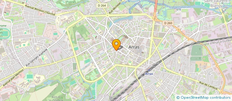 localisation de l'entreprise MONSIEUR GUILLAUME DELEPORTE à ARRAS