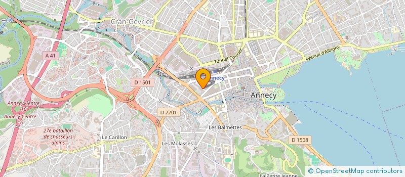 localisation de l'entreprise MONSIEUR GUILLAUME DELIGNY à ANNECY