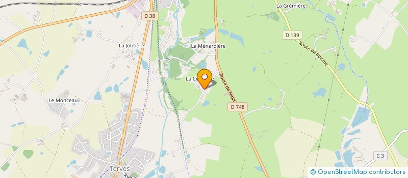 localisation de l'entreprise MONSIEUR GUILLAUME DELSAUX  BRESSUIRE