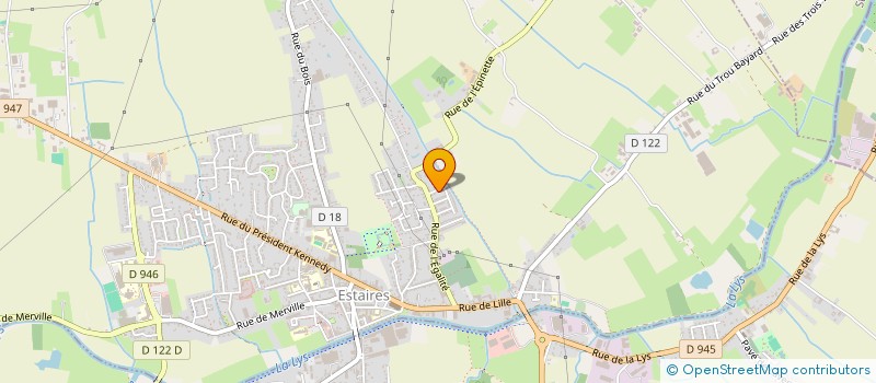 localisation de l'entreprise MONSIEUR GUILLAUME DEMAZIERE  ESTAIRES