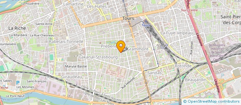 localisation de l'entreprise MONSIEUR GUILLAUME DEMENEIX  TOURS