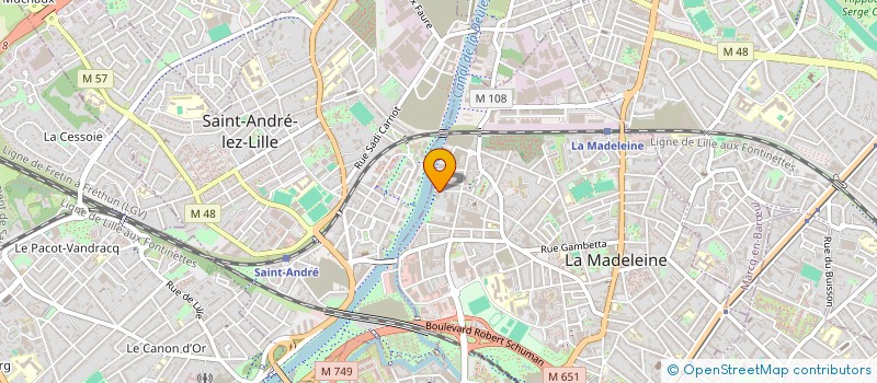 localisation de l'entreprise MONSIEUR GUILLAUME DEMOL à LA MADELEINE